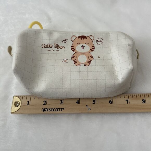 Kawaii Erasers, Button, Tiger Pencil Bag, Girl Coin Purse, Num Noms Sticker Lot - Picture 14 of 15